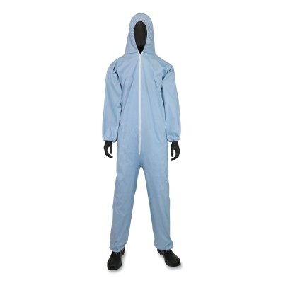 POSI-WEAR FR - BLUE COVERALL ZIPPER FRONT AND CO